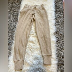 Cream Knit pants